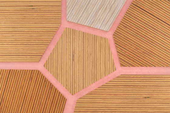 Plexwood - Kiefer/Okoumé Pink 65 | Holz Platten | Plexwood