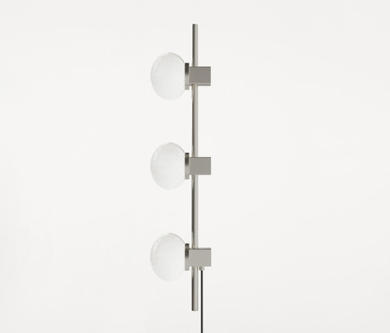 Ovoid wall lamp | Stainless Steel | Triple | Lampade parete | Frama