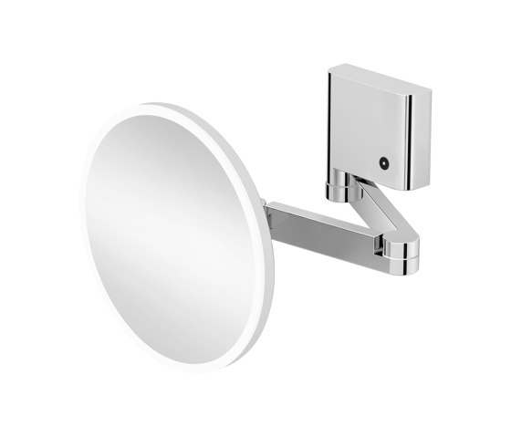 Glow | Wall Mounted Double Arm X5 Magnifying Mirror with Progressive Switch | Badspiegel | BAGNODESIGN