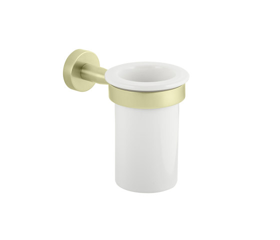 Toko | Wall Mounted Ceramic Tumbler and Holder | Portaspazzolini | BAGNODESIGN