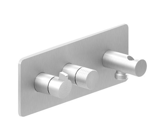 Beach House | Thermostatic 3 Outlet Shower Mixer with Wall Outlet | Shower controls | BAGNODESIGN