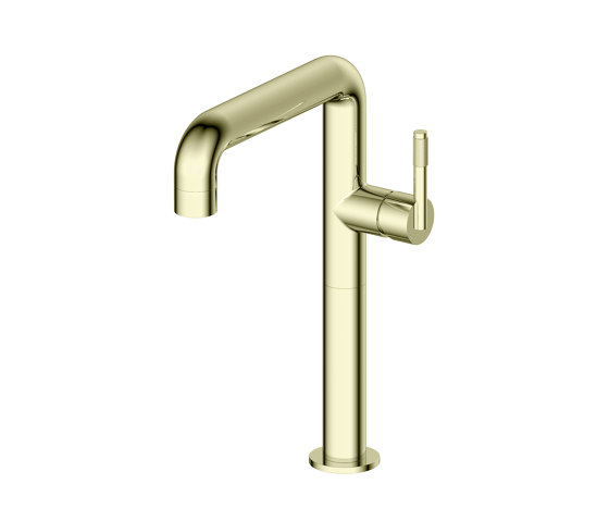 Nara | Deck mounted Mono Tall Basin Mixer without Waste | Rubinetteria lavabi | BAGNODESIGN