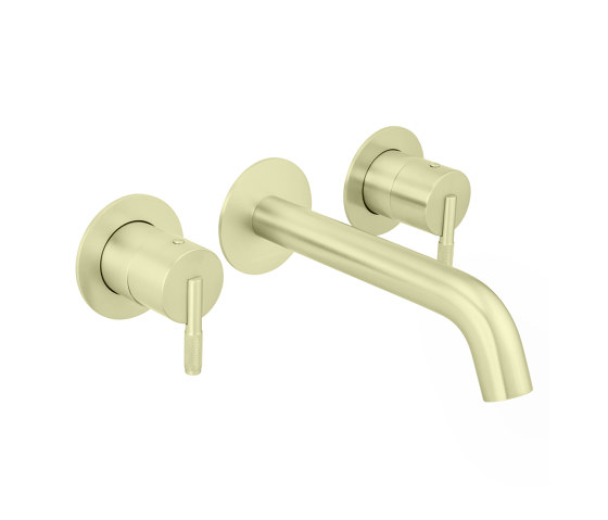 Nara | Wall Mounted Trim Part for Concealed 3 Hole Basin Mixer | Wash basin taps | BAGNODESIGN