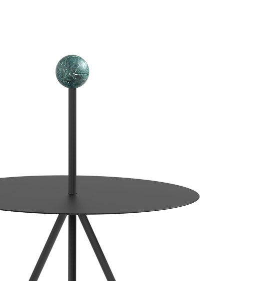 Trino green marble sphere model | Beistelltische | viccarbe