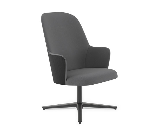 Aleta Executive lounge chair - upholstered | Sedie | viccarbe