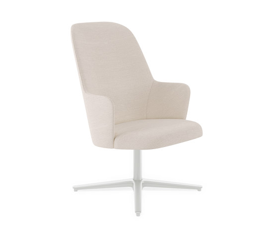 Aleta Executive lounge chair - upholstered | Sedie | viccarbe