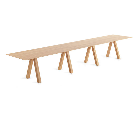 Trestle table 480x90 | Tables de repas | viccarbe