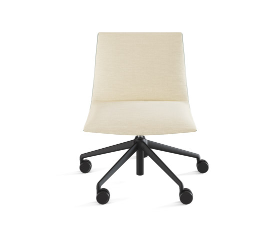 Noha chair with five casters nylon base | Sedie | viccarbe