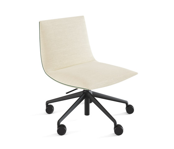 Noha chair with five casters nylon base | Stühle | viccarbe