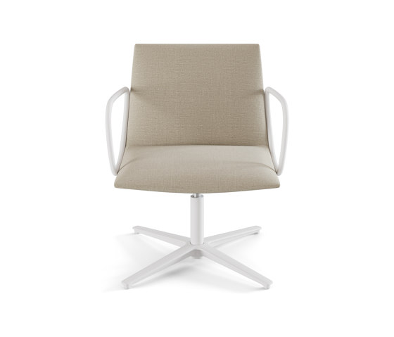 Noha lounge chair with metal armrest | Stühle | viccarbe