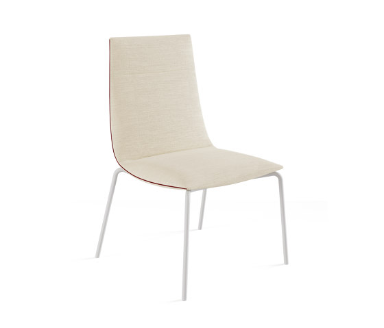 Noha Executive chair with four metal legs | Stühle | viccarbe