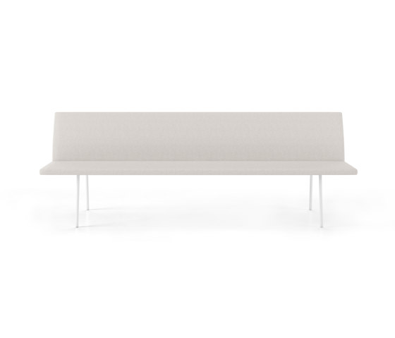 Torii bench 240 upholstered seat & backrest | Bancs | viccarbe