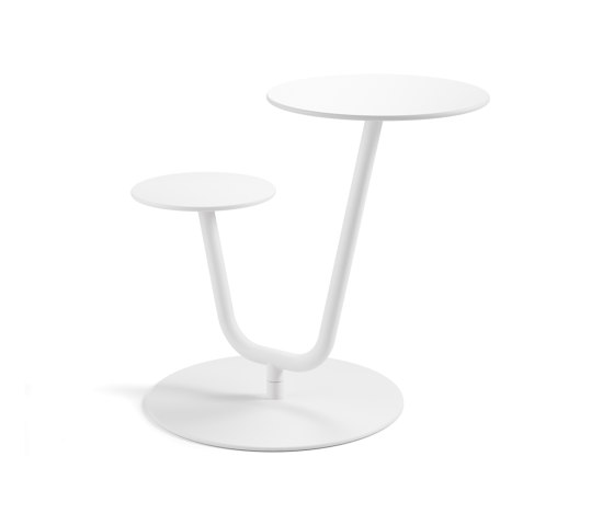 Solar Outdoor table - free base & compact seat | Tavolini alti | viccarbe