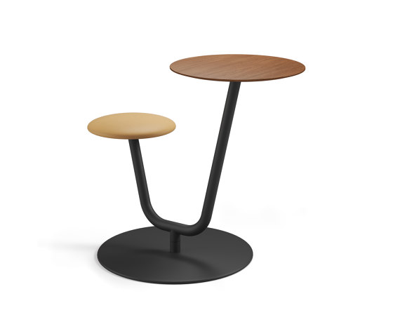 Solar table - free base & upholstery seat | Tables d'appoint | viccarbe