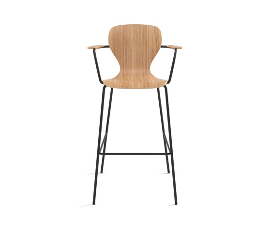 Ears stool - bar height stained | Barhocker | viccarbe