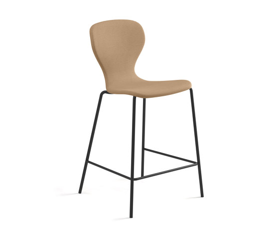 Ears stool - counter height smooth upholstered | Tabourets de bar | viccarbe