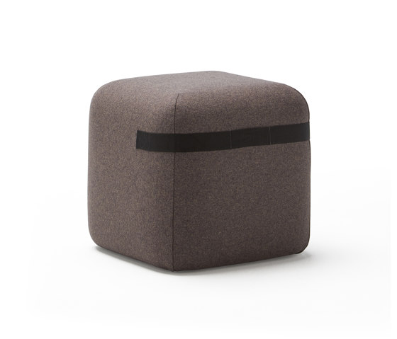 Season pouf 50 fixed or with casters | Poufs / Polsterhocker | viccarbe