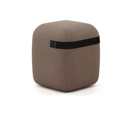 Season Outdoor pouf 40 fixed or with casters | Poufs | viccarbe