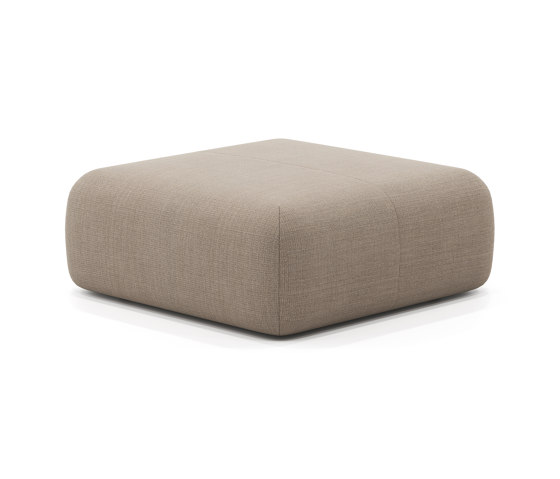 Season Outdoor pouf 90 fixed or with casters h36 | Poufs | viccarbe