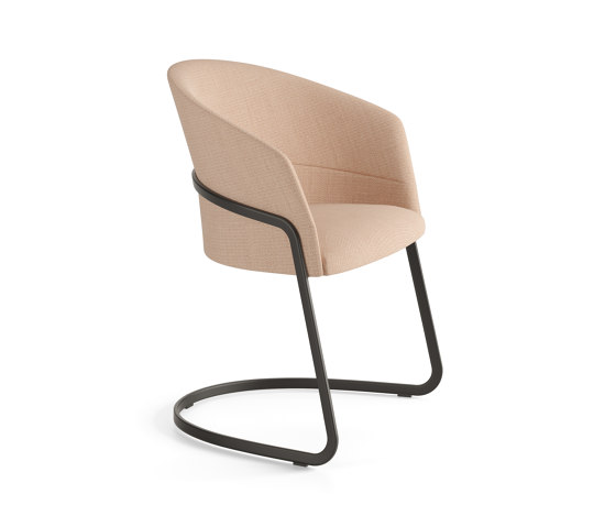 Copa chair - cantilever base & smooth upholstery | Stühle | viccarbe