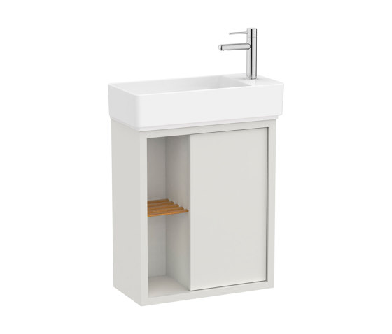 Tura | Vanity unit | Off-white | Wash basins | Roca