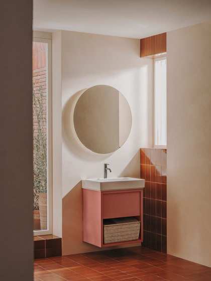 Tura | Vanity unit | Light terracota | Lavabi | Roca