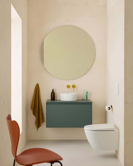 Nu | Basin faucet | Honey yellow | Wash basin taps | Roca