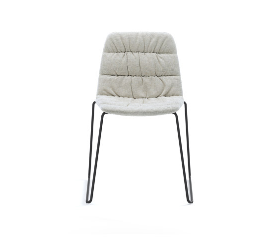 Maarten Outdoor chair with soft upholstery | Chaises | viccarbe