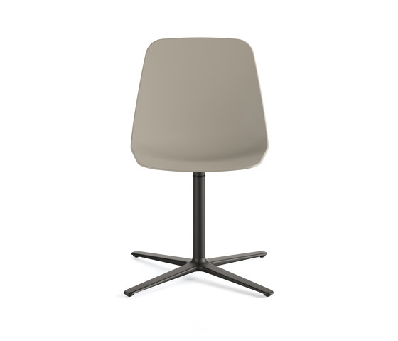 Maarten Plastic chair - flat swivel base | Stühle | viccarbe