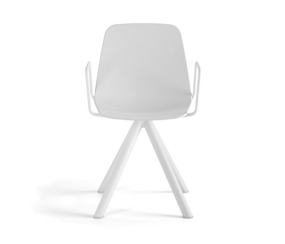 Maarten Plastic chair - swivel base | Stühle | viccarbe