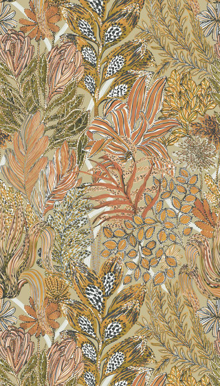 BORROMEE NUDE/LICHEN | Wall coverings / wallpapers | Casamance