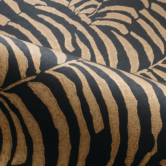 NOBILE NOIR/DORÉ | Wall coverings / wallpapers | Casamance