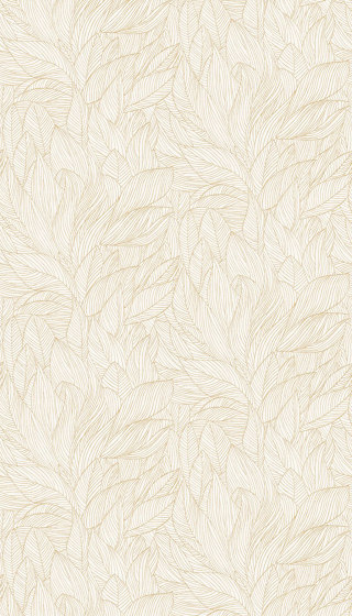 HOSTA IVOIRE/DORÉ | Wall coverings / wallpapers | Casamance