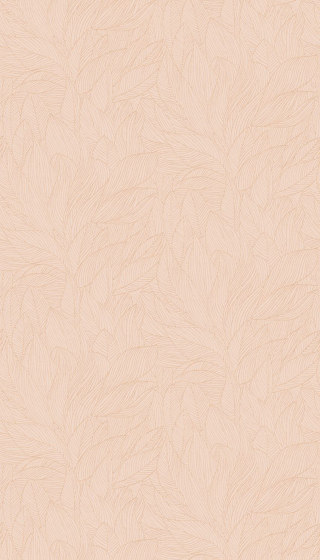 HOSTA ROSE POUDRÉ/DORÉ | Wall coverings / wallpapers | Casamance