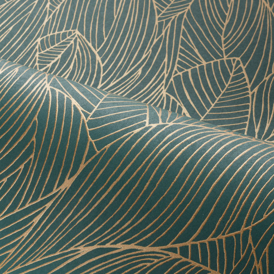 HOSTA JASPE/DORÉ | Wall coverings / wallpapers | Casamance