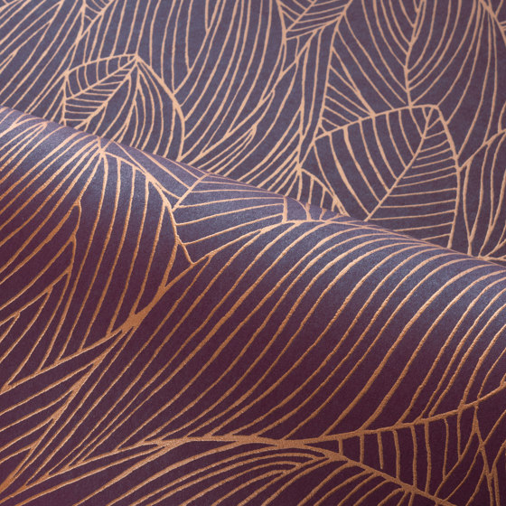 HOSTA POURPRE/CUIVRÉ | Wall coverings / wallpapers | Casamance