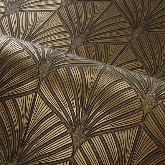 NEREIDES NOIR/DORÉ | Wall coverings / wallpapers | Casamance