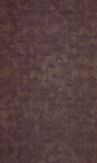 BERENICE AUBERGINE/DORÉ | Wall coverings / wallpapers | Casamance