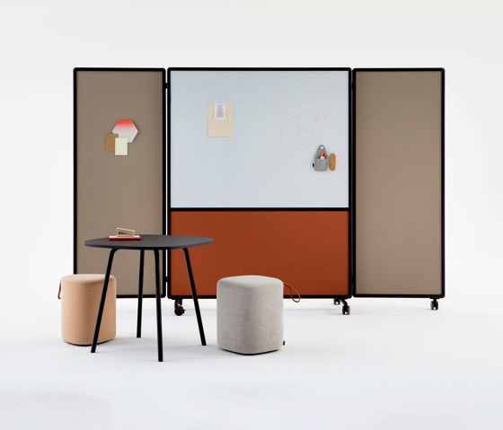 Patio | Whiteboard  with fabric panel | Parois mobiles | Cascando