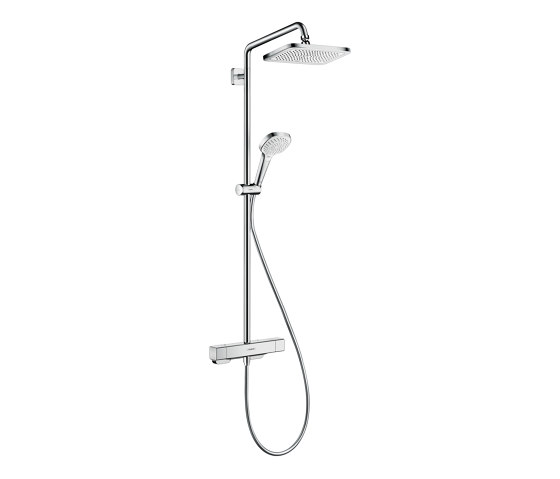 Croma E Colonne de douche 280 1jet EcoSmart avec mitigeur thermostatique | Robinetterie de douche | Hansgrohe