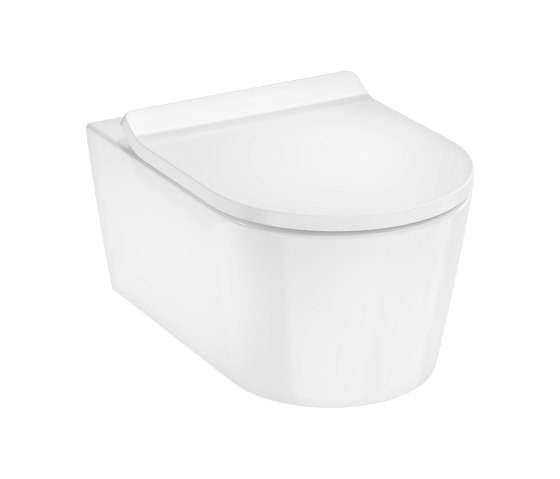 EluPura S Pack WC suspendu 540 sans bride avec abattant déclipsable, frein de chute, système de chasse AquaHelix, SmartClean, Slim | WC | Hansgrohe