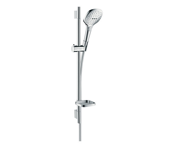 Raindance Select E Set de douche 120 3jet avec barre Unica'S puro 65 cm et porte-savon | Robinetterie de douche | Hansgrohe