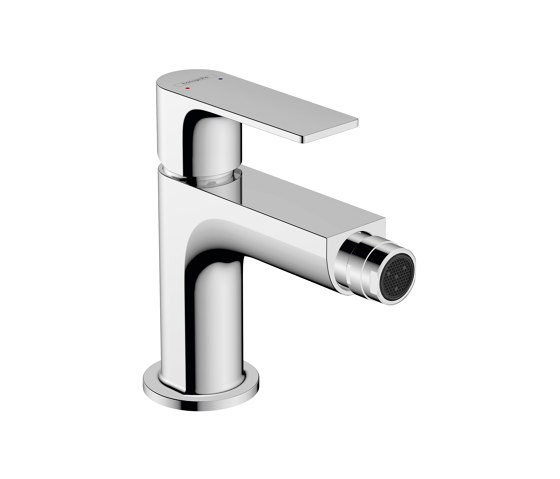 hansgrohe Rebris E Single lever bidet mixer with metal pop-up waste set | Bidet taps | Hansgrohe