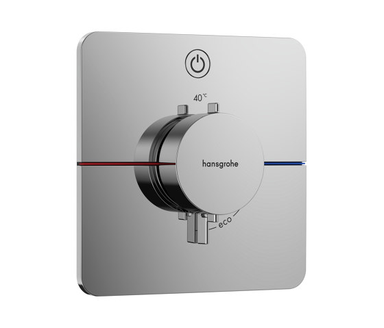 hansgrohe ShowerSelect Comfort Q Thermostat for concealed installation for 1 function | Shower controls | Hansgrohe