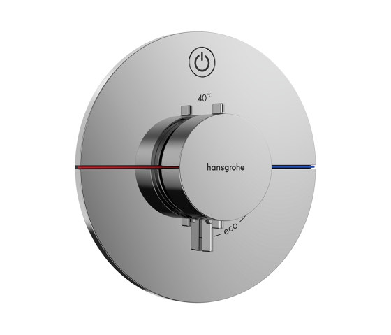 hansgrohe ShowerSelect Comfort S Thermostat for concealed installation for 1 function | Shower controls | Hansgrohe