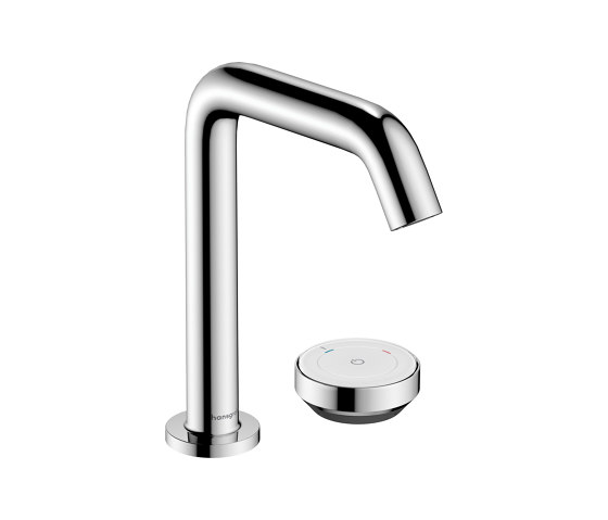 Tecturis S 2-Loch Waschtischmischer 150 CoolStart EcoSmart+ mit Ablaufgarnitur | Waschtischarmaturen | Hansgrohe