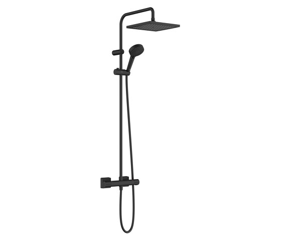 Vernis Shape Colonne de douche 240 1jet EcoSmart avec mitigeur thermostatique | Robinetterie de douche | Hansgrohe