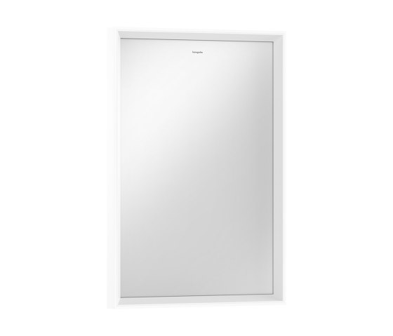 Xevolos E Columna alta beige arena mate 400/360, bisagra a la derecha | Espejos de baño | Hansgrohe