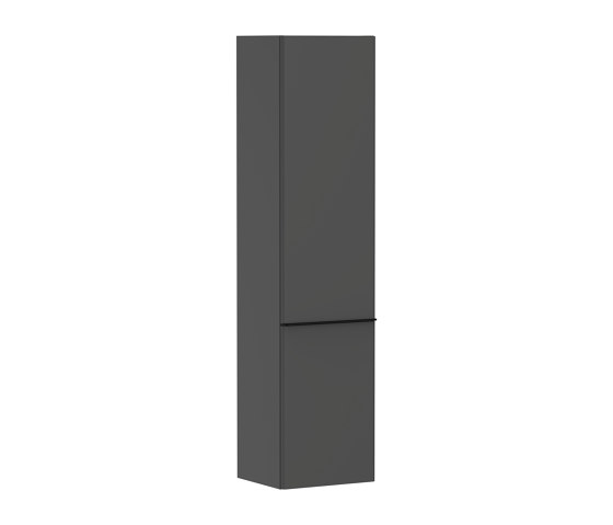 hansgrohe Xelu Q Tall cabinet Diamond Matt Grey 400/350, door hinge right | Wall cabinets | Hansgrohe