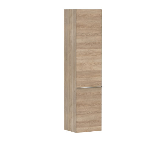 hansgrohe Xelu Q Tall cabinet Natural Oak 400/350, door hinge right | Wall cabinets | Hansgrohe